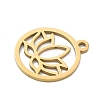 201 Stainless Steel Pendants STAS-I359-04G-2
