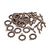 Tibetan Style Toggle Clasps RLF11359Y-NF-3