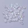 Electroplate Crystal Glass Bicone Beads GGLA-F026-B01-2