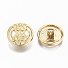 Brass Shank Buttons KK-S356-106G-NF-2