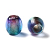 Painted Acrylic Beads OACR-Z010-03A-2