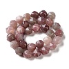 Natural Purple Madagascar Rose Quartz Beads Strands GG-CBABD99-05-3
