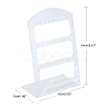 Organic Glass Earring Display Racks X-EDIS-N001-02B-4