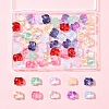 60Pcs 10 Colors Spray Painted Glass Beads GLAA-FS0002-05-6