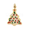 304 Stainless Steel Rhinestone Pendants FIND-I062-01G-01-1