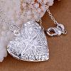 Brass Hollow Heart Diffuser Locket Pendants KK-BB11640-5
