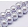 Eco-Friendly Dyed Glass Pearl Round Bead Strands X-HY-A002-6mm-RB004-1