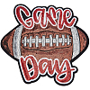 Sports Theme Sequin Embroidery Iron on/Sew on Patches PATC-GF0001-94B-1