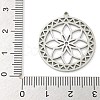 304 Stainless Steel Pendants STAS-S142-04P-3
