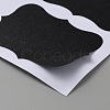 Black PVC Self-Adhesive Sticker DIY-WH0430-587-2