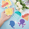 20Pcs 8 Style Ocean Animals PEVA Bathtub Non-Slip Stickers AJEW-WH0248-499-3