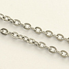 Tarnish Resistant 304 Stainless Steel Cable Chains CHS-R008-14-1
