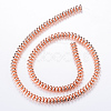 Electroplate Non-magnetic Synthetic Hematite Bead Strands X-G-Q465-19RG-2