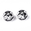 Transparent Acrylic Beads TACR-N010-002B-3