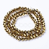 Electroplate Transparent Glass Beads Strands EGLA-A034-T3mm-UA01-2