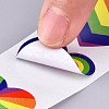 Heart Shaped Stickers Roll DIY-K027-A06-3