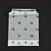 Plastic Frosted Drawstring Bags ABAG-M003-01A-07-2