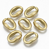 Opaque Spray Painted Acrylic Linking Rings OACR-S021-62A-B01-1