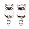 Alloy Enamel Pendants FIND-Q102-12B-1