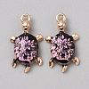 Alloy Enamel Pendants FIND-CJC0027-01G-01-1