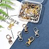 24Pcs 3 Colors Alloy Swivel Lobster Claw Clasps FIND-FS0003-73-7