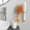 2-Slot Rectangle Acrylic Wall Mounted Comb Organizer Holder for Bathroom ODIS-WH0043-218A-5