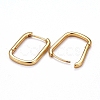 Brass Huggie Hoop Earrings LS-KK-H741-05G-2