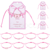 Alloy Enamel Bowknot Link Bracelets BJEW-BM0001-02-1