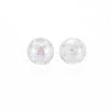 Transparent Crackle Acrylic Beads MACR-S373-66-L06-2