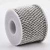 304 Stainless Steel Rhinestone Strass Chains CHS-R012-B-01-2