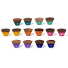Resin & Walnut Wood Stud Earring Findings MAK-N032-028A-2