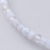 Natural Blue Lace Agate Beaded Necklaces NJEW-JN02492-04-2