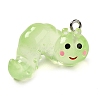 Luminous Transparent Resin Pendants RESI-E056-03P-02-2