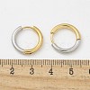Ion Plating(IP) 304 Stainless Steel Hoop Earrings for Women EJEW-A119-13GP-01-5