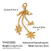 Beach Stainless Steel Pendant Decorations JU0955-2-1