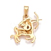 Ion Plating(IP) 304 Stainless Steel Pendants LS-STAS-D165-14G-02-2