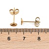 304 Stainless Steel Stud Earring Findings STAS-D389-03C-G-3