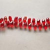 Transparent Facted Glass Beads GLAA-WH0031-58K-1