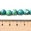 Dyed Natural Magnesite Beads Strands G-L617-D01-8mm-01-5