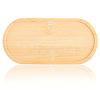 2Pcs Wood Round Incense Plate AJEW-CN0003-62-6