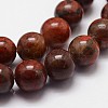 Natural Brecciated Jasper Beads Strands G-N0182-01-8mm-3