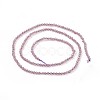 Transparent Glass Beads Strands GLAA-F094-A07-2