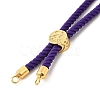 Twisted Nylon Cord Silder Bracelets DIY-B066-03G-03-2