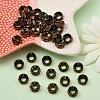 Brass Rhinestone Spacer Beads RB-A020-10mm-15AB-5