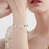 12Pcs 2 Colors Brass Micro Pave Cubic Zirconia Charms KK-BBC0014-88-5