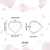 201 Stainless Steel Pendants STAS-DC0010-38-2