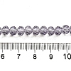 Transparent Baking Paint Glass Beads X1-DGLA-A034-T6mm-D07-4