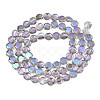 Electroplate Translucent Glass Beads Strands EGLA-N002-27-D01-2
