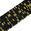 Electroplate Glass Beads Strands GLAA-B023-01A-09-1