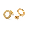 201 Stainless Steel Stud Earring Findings X-STAS-D244-23G-2